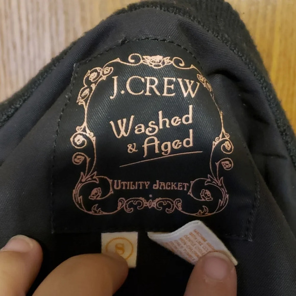 J crew washed and aged waxed cotton utility jacket - Picture 8 of 8